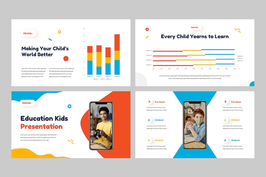 儿童教育培训课程教学Keynote模板 - PPT派