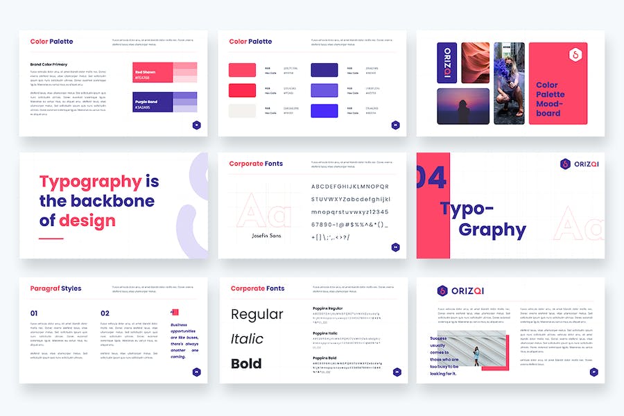 LOGO项目提案品牌指南keynote模板 - PPT派