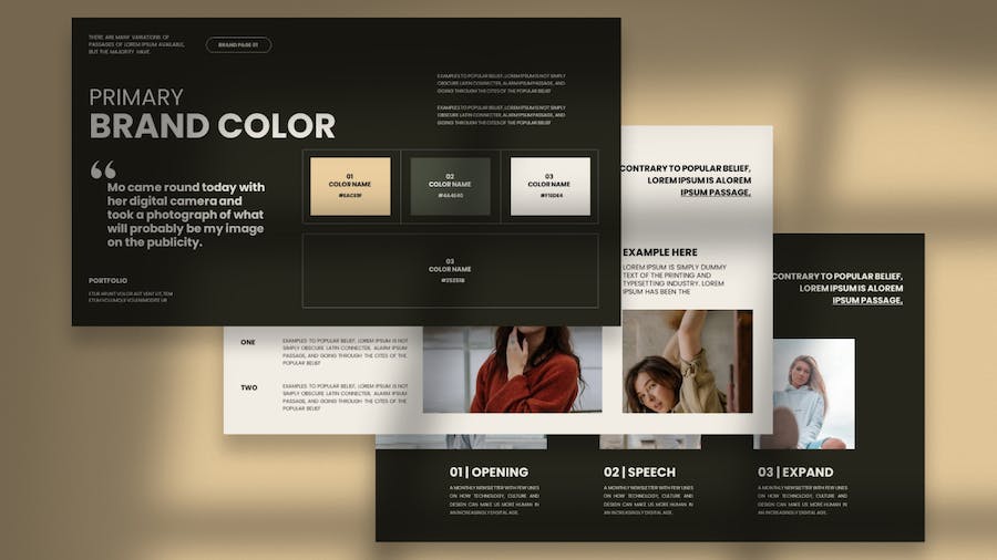 高级品牌指导方针Keynote主题演讲 - PPT派