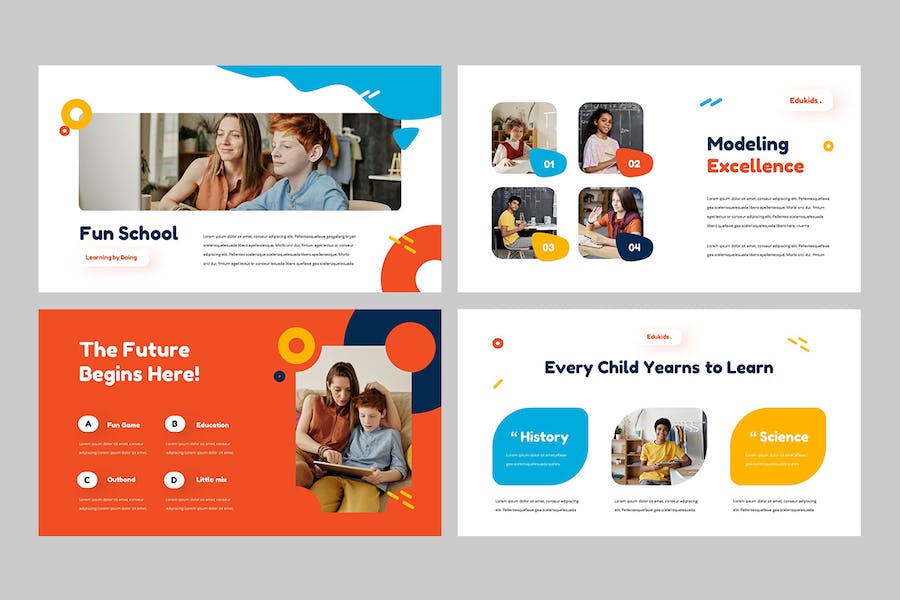 儿童教育培训课程教学Keynote模板 - PPT派