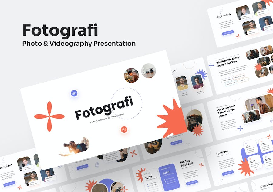 摄影视频服务项目推介方案Keynote模板 - PPT派