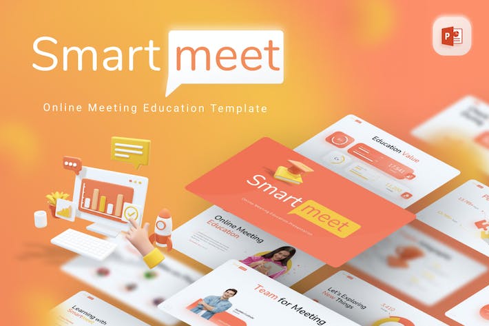 Smartmeet-education-modern-powerpoint-template - PPT派