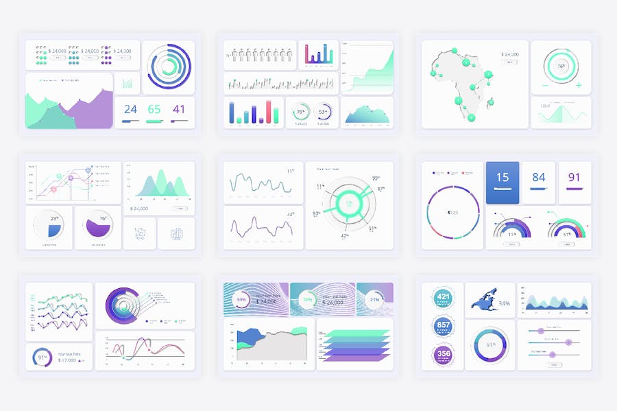 项目管理KPI绩效指标数据监控PPT模板 - PPT派