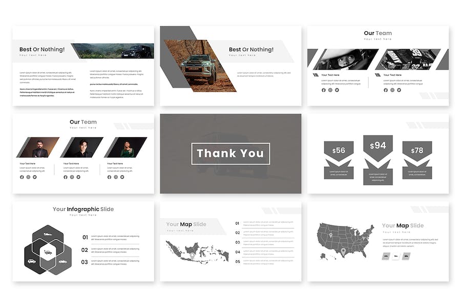 交通运输行业方案展示Keynote模板 - PPT派