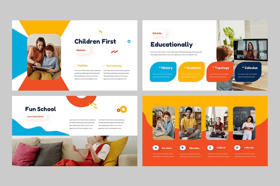 儿童教育培训课程教学Keynote模板 - PPT派