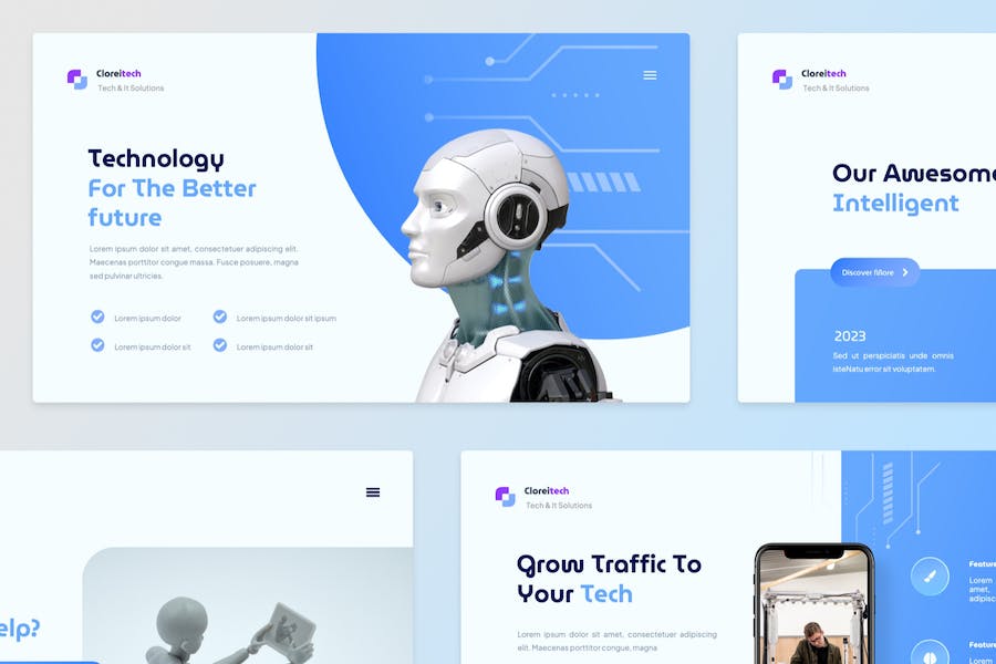 人工智能技术应用知识讲述Keynote模板 - PPT派