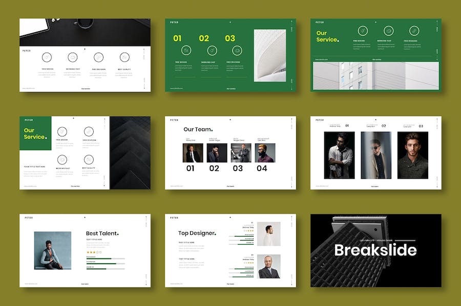 商务项目展示汇报总结方案Keynote模板 - PPT派