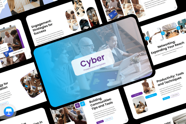 网络安全防护技术方案Keynote模板 - PPT派