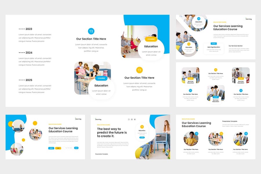 教育课程学习培训讲座Keynote模板 - PPT派