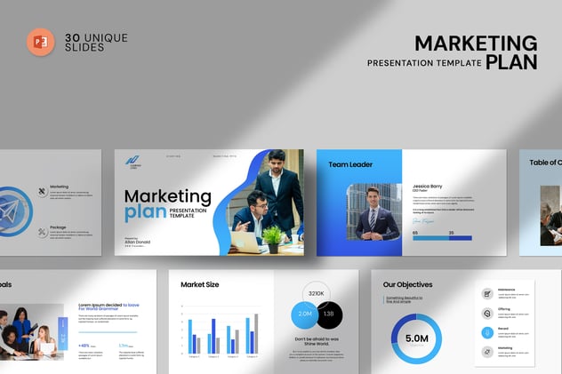 营销计划战略推广执行PPT模板 - PPT派