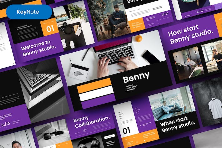 商业品牌推广营销策略演讲Keynote模板 - PPT派