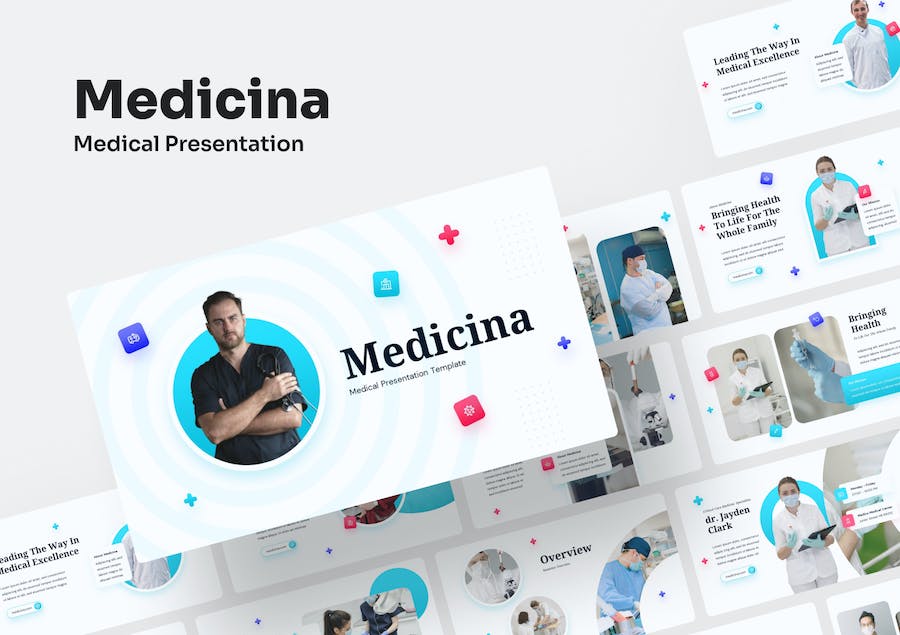 医疗健康知识宣传方案Keynote模板 - PPT派