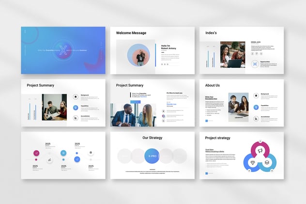 多功能商业融资营销方案PPT模板 - PPT派