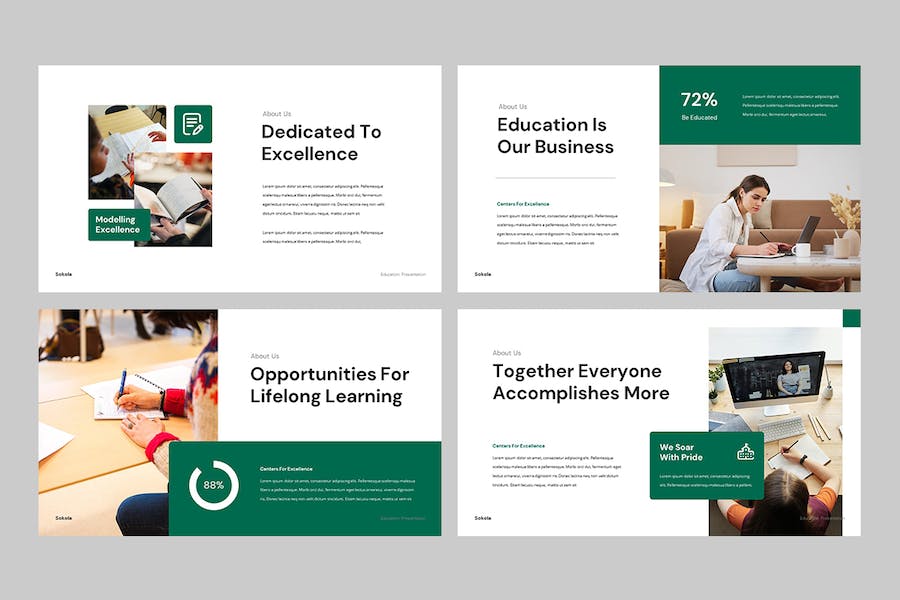 教育学校课程设计方案PPT模板 - PPT派