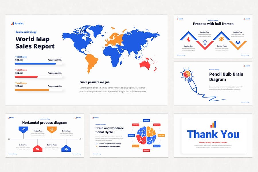 商业战略讲述展示规划管理PPT模板 - PPT派