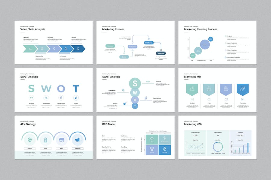 营销计划推广策略方案PPT模板 - PPT派