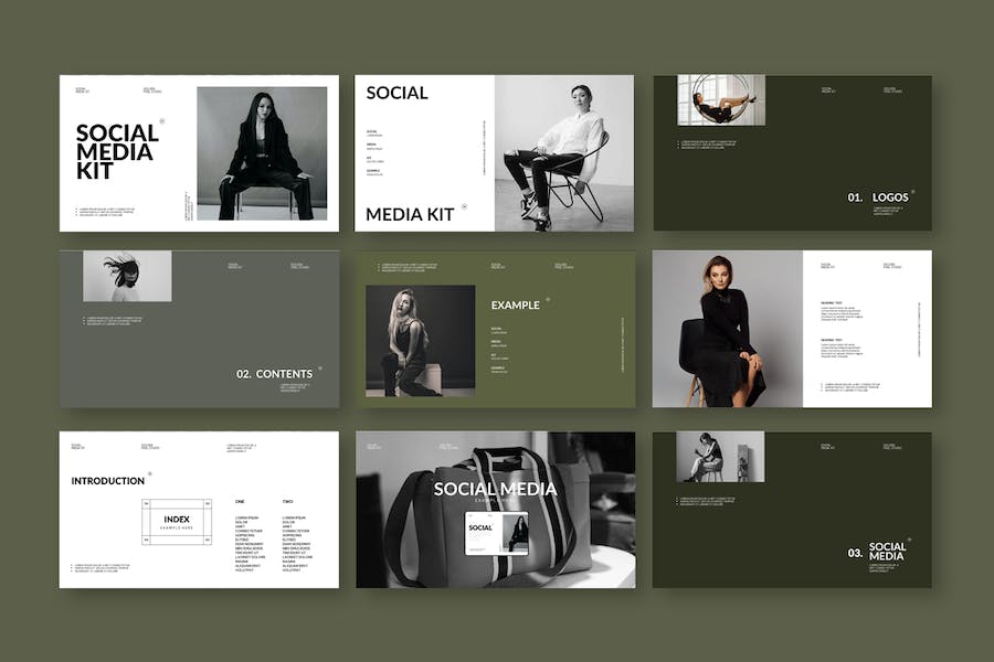 社交媒体营销运营Keynote模板 - PPT派