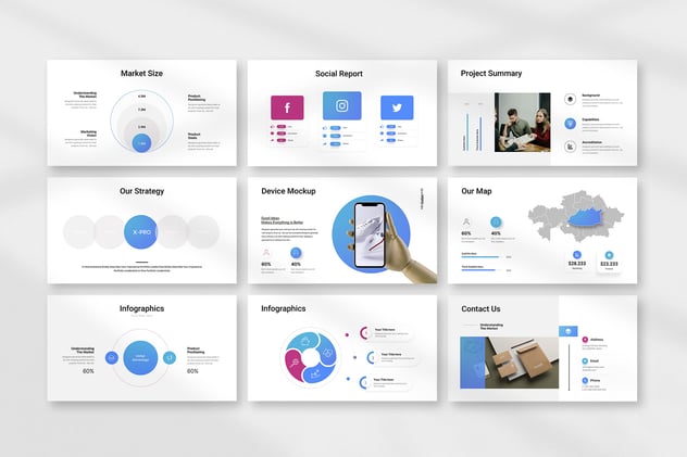 多功能商业融资营销方案PPT模板 - PPT派