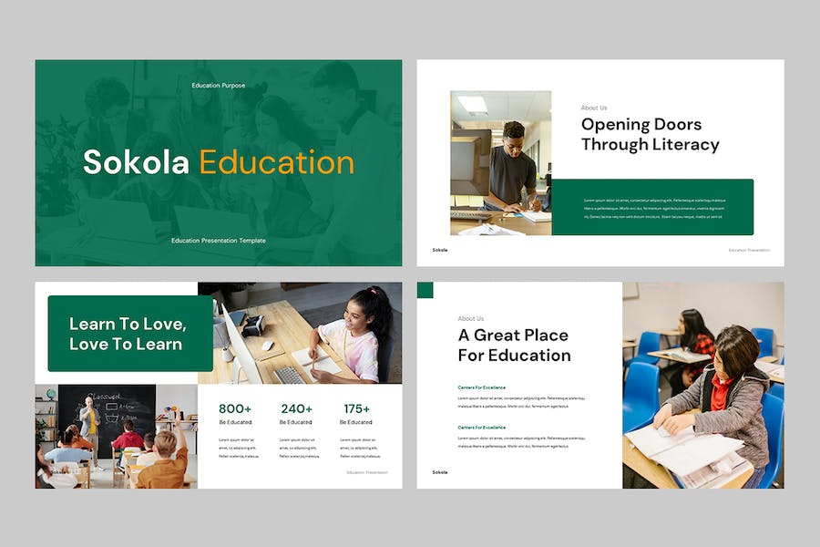 教育学校课程设计方案PPT模板 - PPT派