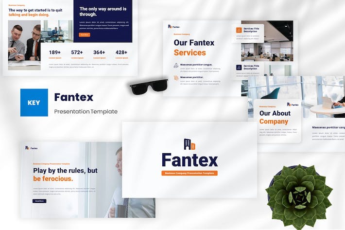 商务公司讲述展示企业推广Keynote模板 - PPT派