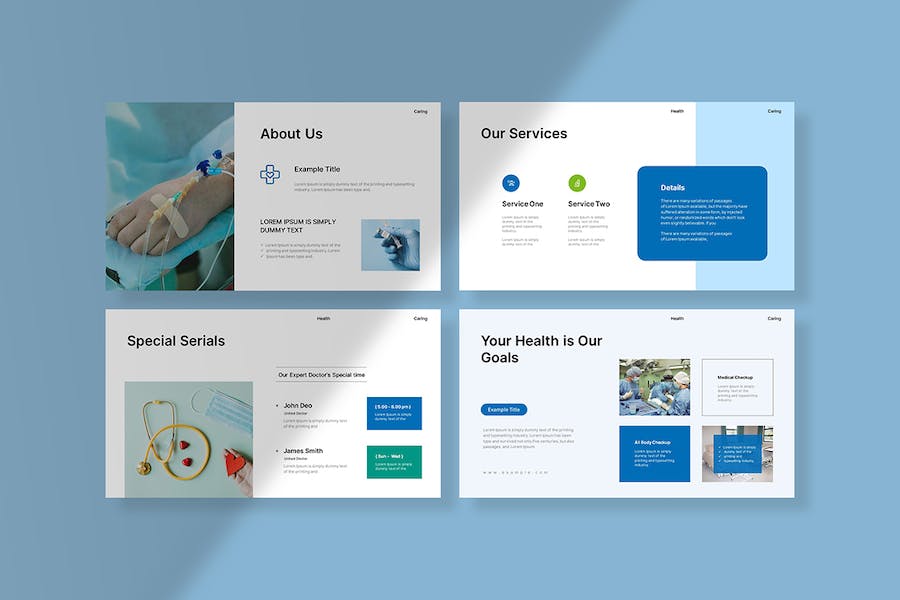医疗展示文稿设计方案PPT模板 - PPT派