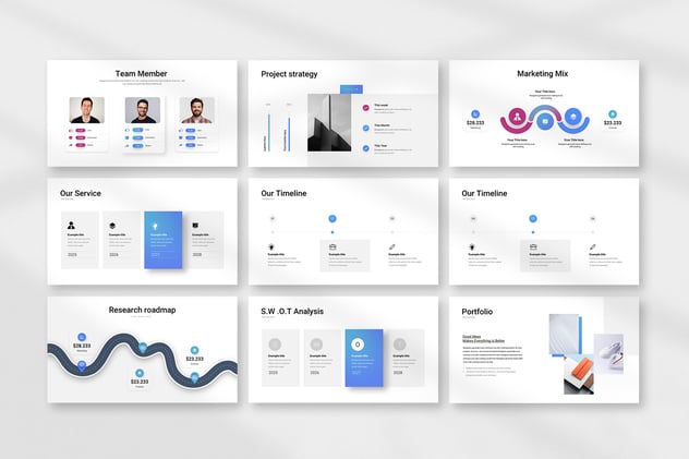 多功能商业融资营销方案PPT模板 - PPT派