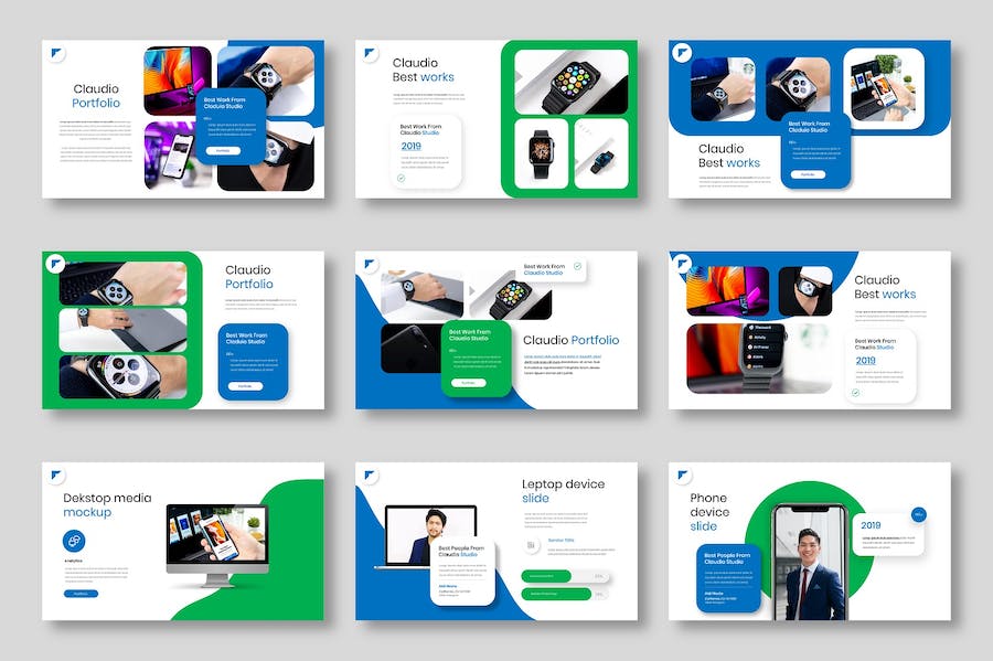 科技商务创业项目发展Keynote模板 - PPT派