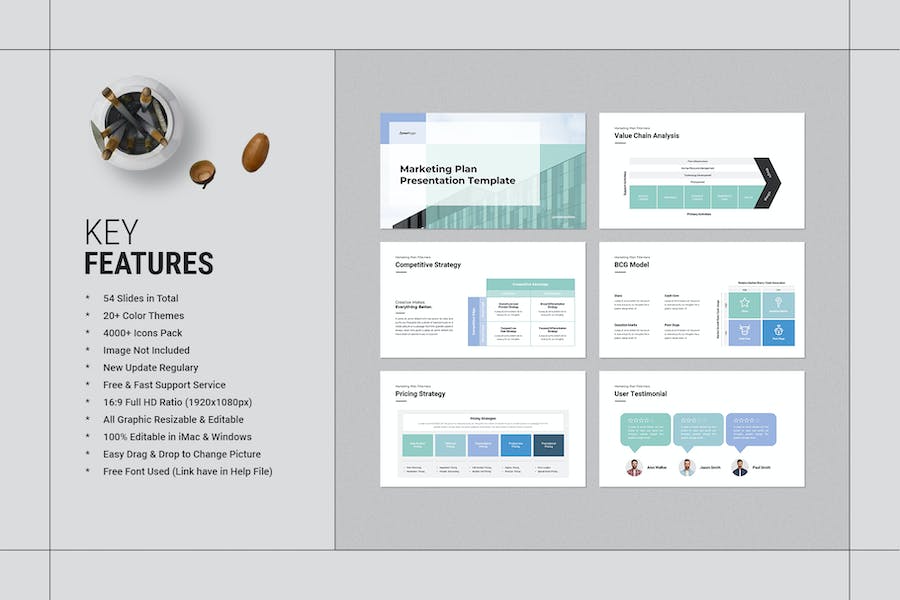 营销计划推广策略方案PPT模板 - PPT派