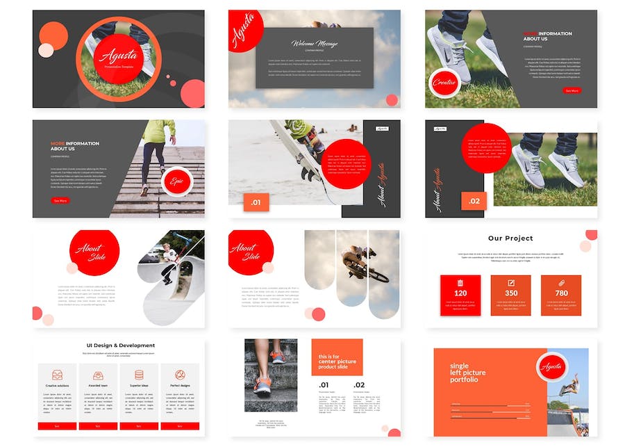 体育运动健身品牌推广宣传Keynote模板 - PPT派