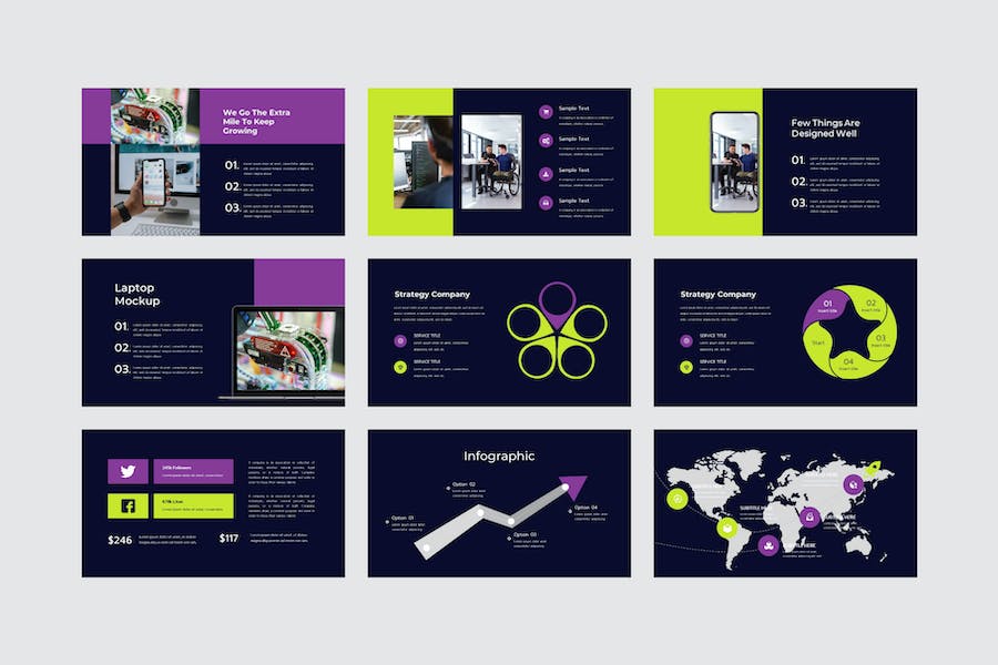 专业现代科技主题演讲Keynote模板 - PPT派