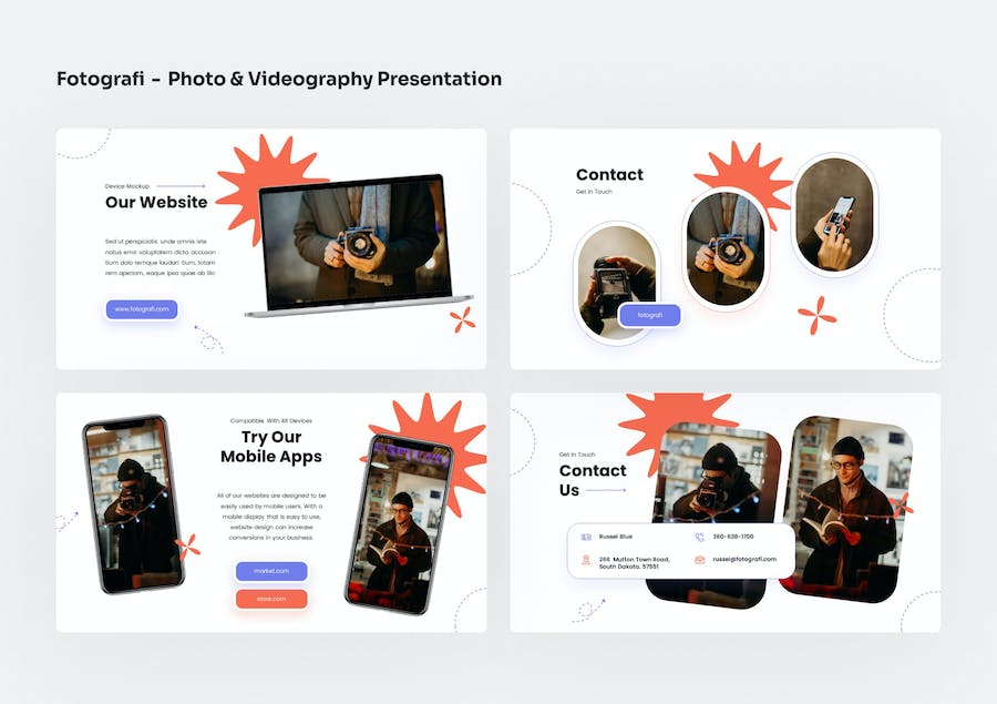 摄影视频服务项目推介方案Keynote模板 - PPT派