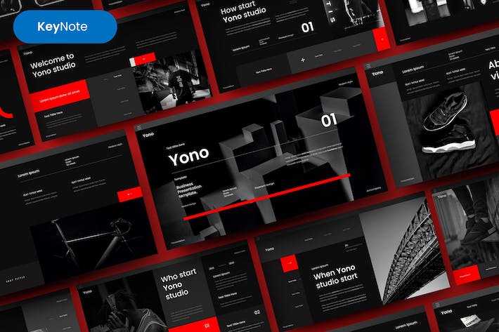 商务企业品牌形象展示Keynote模板 - PPT派