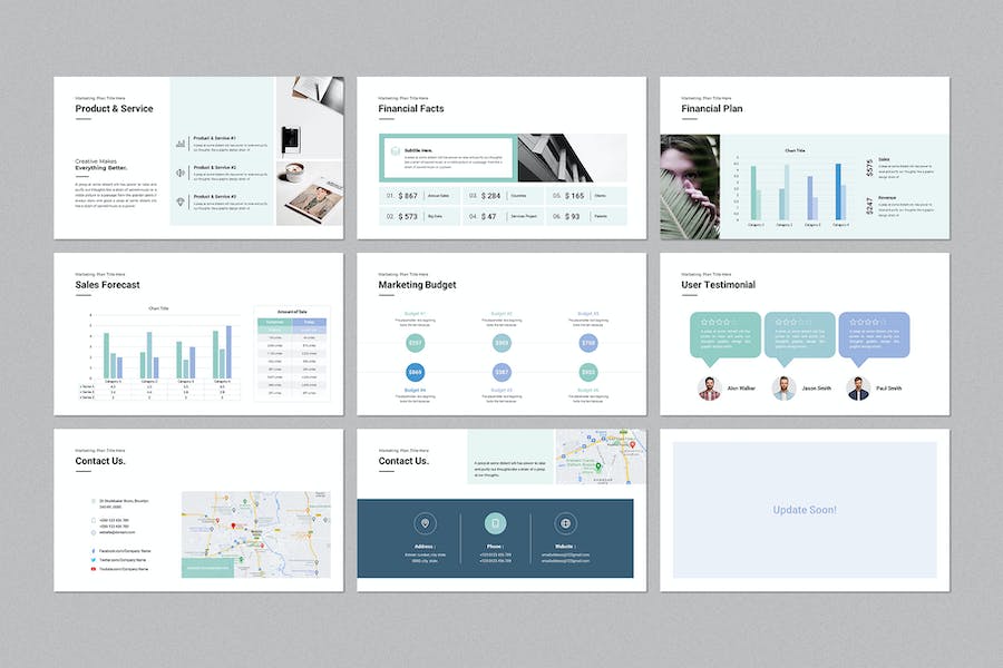 营销计划推广策略方案PPT模板 - PPT派