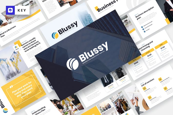 企业年度业务计划Keynote模板 - PPT派