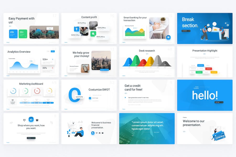 Financo-minimalist-finance-powerpoint-template - PPT派