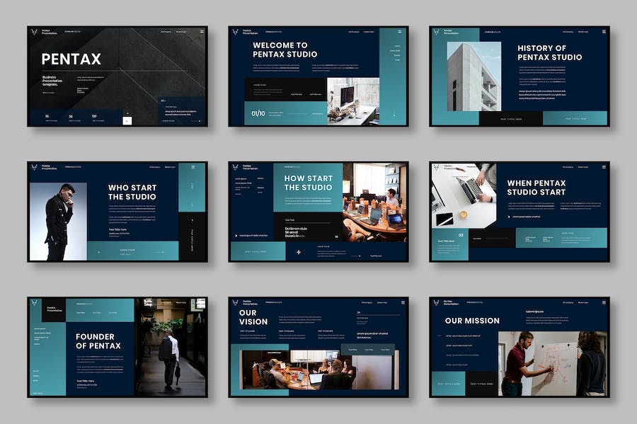 摄影器材商务产品服务介绍Keynote模板 - PPT派