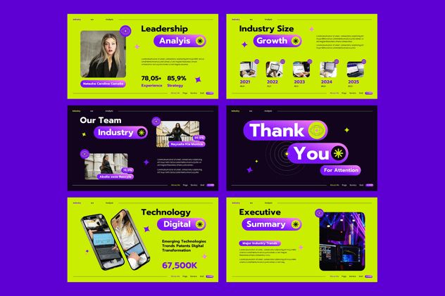 行业市场分析竞争研究PPT模板 - PPT派