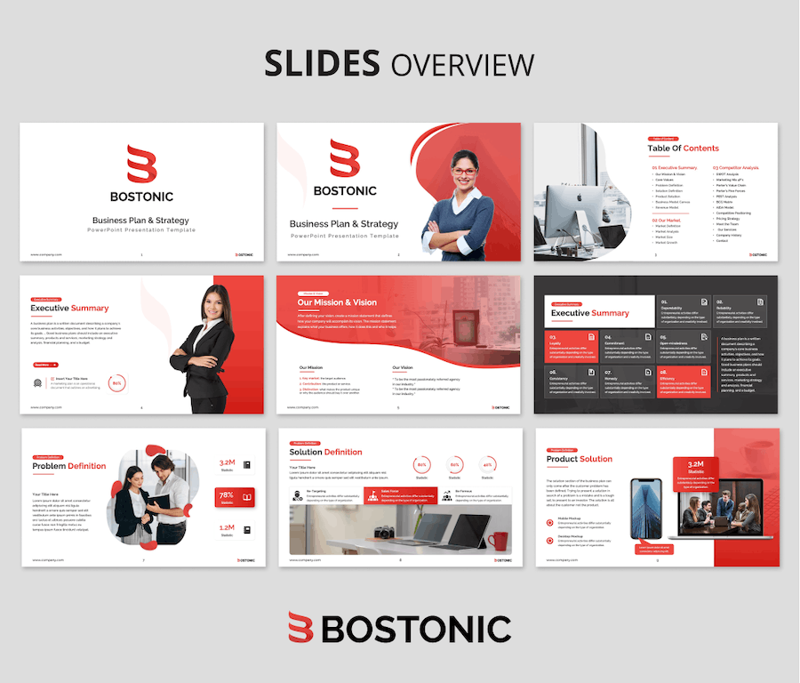 商业计划书商务规划汇报PPT模板 - PPT派