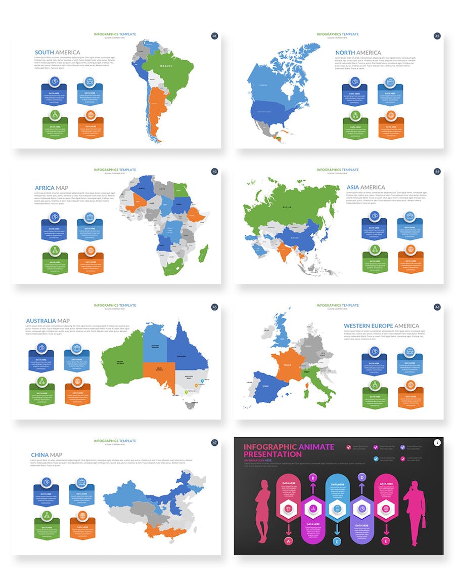 信息图-PowerPoint-模板 - PPT派