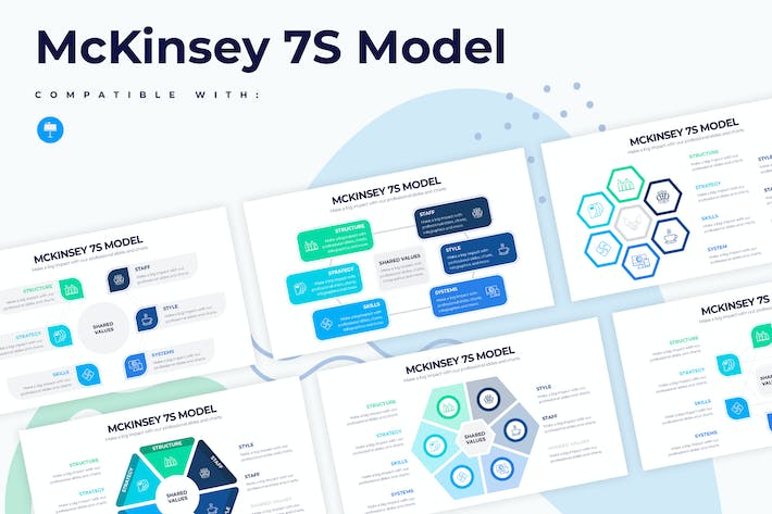 麦肯锡七要素战略分析Keynote模板 - PPT派