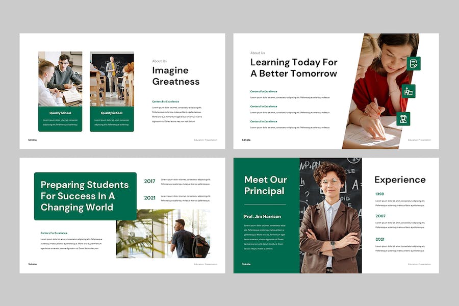 教育学校课程设计方案PPT模板 - PPT派