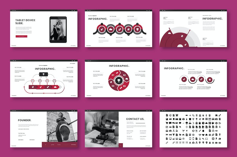 商务项目方案工作总结Keynote模板 - PPT派