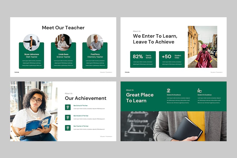 教育学校课程设计方案PPT模板 - PPT派