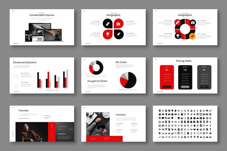 商务品牌形象设计推广方案PPT模板 - PPT派