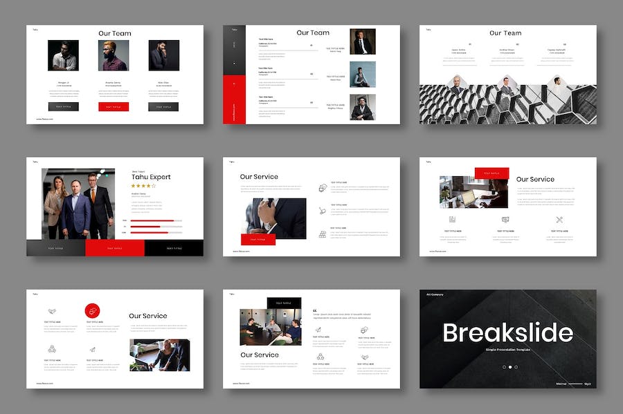 商务品牌形象设计推广方案PPT模板 - PPT派