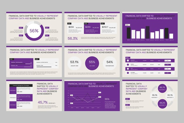 数据金融投资分析PPT模板 - PPT派