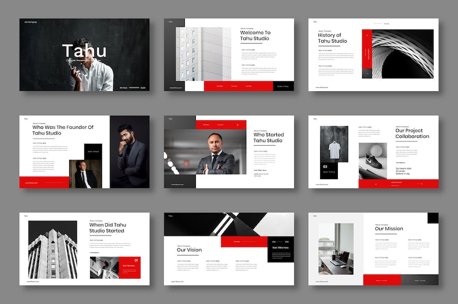 商务品牌形象设计推广方案PPT模板 - PPT派