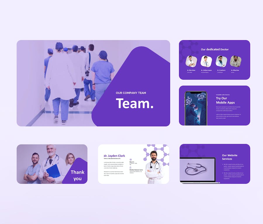 医疗健康医学行业方案PPT模板 - PPT派