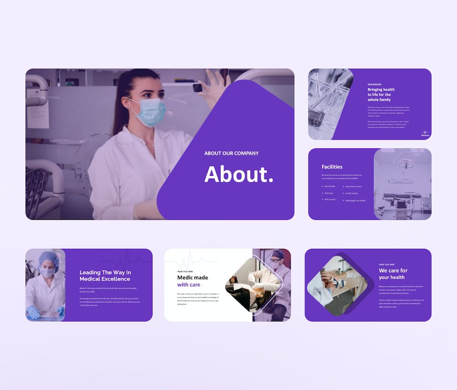 医疗健康医学行业方案PPT模板 - PPT派