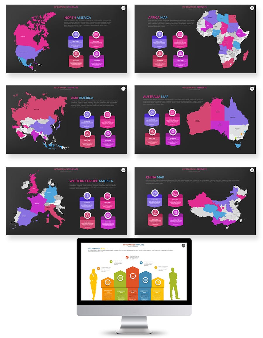 信息图-PowerPoint-模板 - PPT派